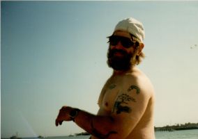 Eddie Carney at Santa Cruz Boardwalk Beach