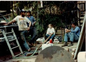 Eddie, Richard Sr, Kit Montessa, and Terri