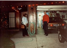 James Lloyd Carney (grandpa Jimmy), and Terri on Fillmore St Santa Clara 