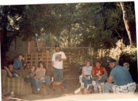 Rick, Paul, Micheal (9th bday), Terri, Eddie, Robin with Jeremy, Dereck, and Richard Wood Sr 