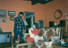 Terri  Hansen, Eddie Carney, Christmas Carney House