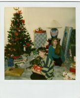 Adria Carney and Nick Yager Vegas Visit Christmas