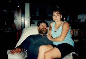Adria and Eddie, a father's love