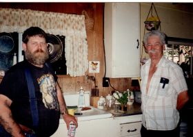 Eddie with dad, Jimmy Carney