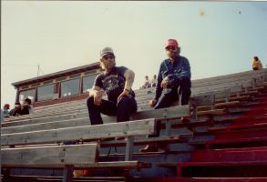 Eddie at the race track