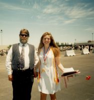 Adria's high school graduation