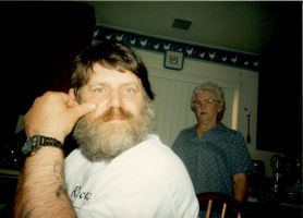 Eddie and mom, Georgia Chapman
