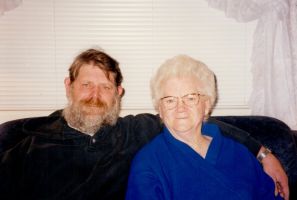 Eddie and mom, Georgia Marvell
