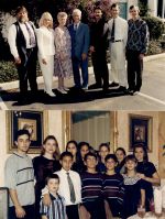 Grandma and grandpa Carney 25th anniversary family photo