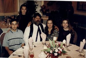 Nick, Alycia, Eddie, Joan, Adria at Carney grandparent's 25th wedding anniversary 