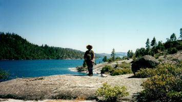 Cherry Lake Stanislaus National Forest east of Yosemite elevation 4700 feet 