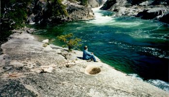 Cherry Lake Stanislaus National Forest east of Yosemite elevation 4700 feet 
