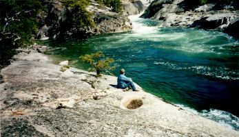 Cherry Lake Stanislaus National Forest east of Yosemite elevation 4700 feet 