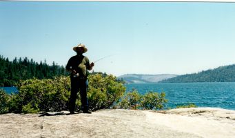 Cherry Lake Stanislaus National Forest week camping with March Ward