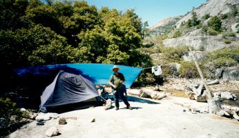 Cherry Lake Stanislaus National Forest week camping with March Ward