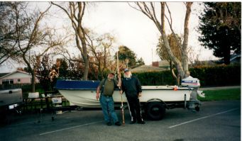 Eddie Carney Frank Cotton fishing boat 