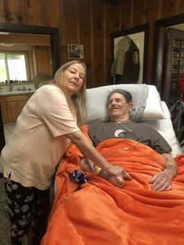 Joan and Eddie, in home hospice