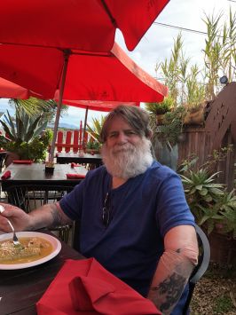 Lunch with Adria after Monterey VA clinic appointment