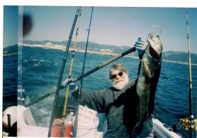 Santa Cruz Harbor 27 lb lingcod 