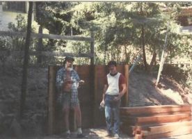 Eddie's neighbor building retaining wall 