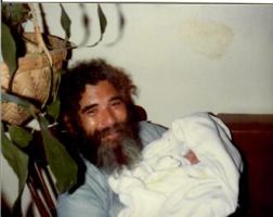 Baby Morgan with Chief 
