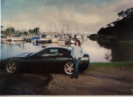 Terri Hansen, driving coast with Eddie