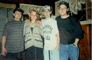 Joe, Janeane, Nick, and Jimmy