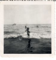 Beach day with mom