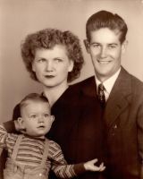 Eddie, Georgia Marvell, and James Carney family portrait