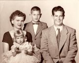 Georgia, Jackie, Eddie, and James Carney family portrait, Long Beach