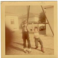 5 years old with Cynthia, Bryant Long Beach CA