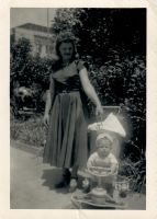 James Eddie Carney with mom, Georgia Marvell