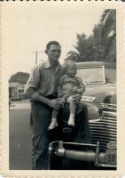 James Eddie Carney with his maternal uncle Roy Williams