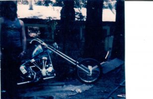 1950 Pan Head  1 1/4 rake 20' extended tubes Felton CA 1974
