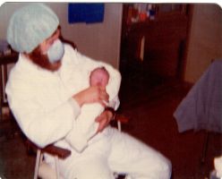 Eddie's newborn, Adria, El Camino Hospital